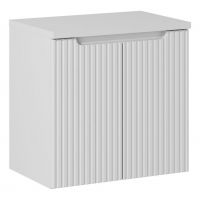 Zestaw Comad Nova White szafka z blatem 60 cm wisząca biały SET-NOW B WHITE 60CM D