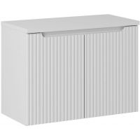 Zestaw Comad Nova White szafka z blatem 80 cm wisząca biała SET-NOW B 80CM D