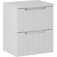 Zestaw Comad Nova White szafka z blatem 50 cm wisząca biały SET-NOW B WHITE 50CM S