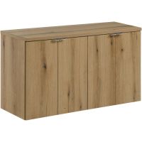 Zestaw Comad Nova Oak szafki 50 cm i 50 cm wiszące z blatem meblowym 100 cm dąb SET-NOA B OAK 100CM D