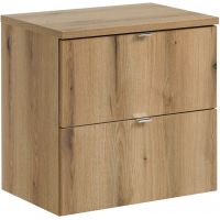 Zestaw Comad Nova Oak szafka z blatem 60 cm wisząca dąb SET-NOA B OAK 60CM S