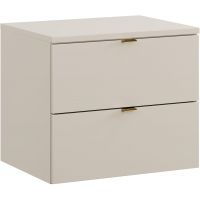 Zestaw Comad Dalia Cashmere szafka 60x46x50 cm podumywalkowa wisząca z blatem kaszmir SET-DC B 60CM