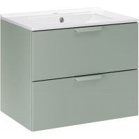 Zestaw Comad Aster Green umywalka 61 cm szafką 60 cm zielony SET-ASG 60CM LAVA