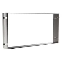 Kronenbach Alluvion/Cube 2.0 rama montażowa do szafki 160 cm lustrzanej podświetlanej aluminium NU1000035NU