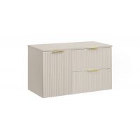 Zestaw Comad Adel Cashmere szafki 60 cm i 40 cm wiszące z blatem meblowym 100 cm kaszmir SET-ADC B CASHMERE 100CM LB