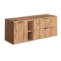 Zestaw Comad Adel Oak szafki 80 cm, 40 cm i 20 cm wiszące z blatem 140 cm dąb Wotan SET-ADO B WOTAN 140CM LB