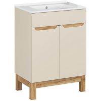 Comad Bali Cashmere zestaw meblowy 60 cm szafka stojąca z umywalką Lava kaszmir/biały SET-BAC 60CM LAVA