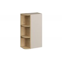 Zestaw Comad Dalia Cashmere szafka 30 cm boczna górna i regał 15 cm boczny kaszmir/dąb SET-DC SP URSM