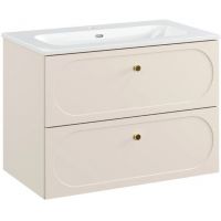 Zestaw Comad Donna Sand umywalka z szafką 81 cm beż piaskowy SET-DS 80CM UM FLY