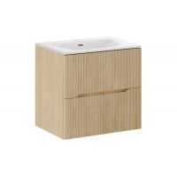 Zestaw Comad Nordic Cremona umywalka z szafką 60 cm dąb SET-NC 60CM UM SKY