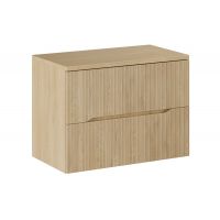 Zestaw Comad Nordic Cremona szafka 80 cm podumywalkowa wisząca z blatem wisząca dąb SET-NC B CREMONA 80CM