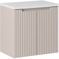 Comad Nova Cashmere szafka 60 cm podumywalkowa wisząca z blatem kaszmir SET-NOC B WHITE 60CM D