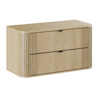 Comad Ovalia Cremona szafka z blatem 100x46x cm podumywalkowa wisząca dąb SET-OVC B CREMONA 100CM