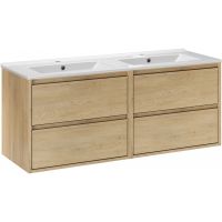Zestaw Comad Viola Cremona szafka 120 cm podumywalkowa wisząca z umywalką Lava dąb cremona SET-VOC 120CM LAVA