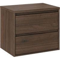 Zestaw Comad Viola Villa szafka 60 cm podumywalkowa wisząca z blatem orzech villa SET-VOV B VILLA 60CM