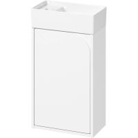 Cersanit Crea umywalka 40x22 cm biała z szafką 40 cm wiszącą białą (K114004, S1058019)