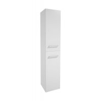 Defra Latte szafka wysoka 160 cm słupek biały połysk 123-C-03204