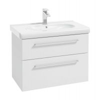 Defra Latte szafka 80 cm podumywalkowa biały połysk 123-D-08028