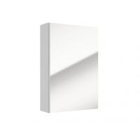 Defra Salsa E40 szafka 40x15x60 cm z lustrem biały połysk 242-E-04001