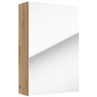 Defra Salsa szafka E40 40x15x60 cm z lustrem dąb craft złoty 242-E-04003