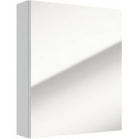 Defra Salsa szafka E50 50x15x60 cm z lustrem biały połysk 242-E-05003