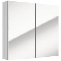 Defra Salsa szafka E65 65x15x60 cm z lustrem biały połysk 242-E-06501