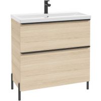 Defra Nino D80 szafka 80x40x70 cm podumywalkowa stojąca dąb vicenza jasny 304-D-08004