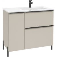 Defra Nino D90 szafka 90x45x70 cm podumywalkowa prawa stojąca kaszmir mat 304-D-09004