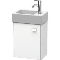 Duravit Brioso szafka 36,4 cm podumywalkowa wisząca lewa biały mat BR4049L1818