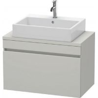 Duravit DuraStyle szafka 80x47,8x51,2 cm podumywalkowa wisząca szary mat beton DS530200707