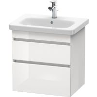 Duravit DuraStyle szafka 58 cm podumywalkowa wisząca biały połysk DS648002222