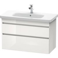 Duravit DuraStyle szafka 93 cm podumywalkowa wisząca biały wysoki połysk DS648202222