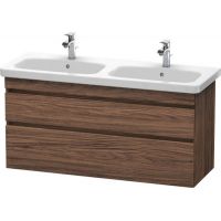 Duravit DuraStyle szafka 123 cm podumywalkowa wisząca ciemny orzech dekor DS649802121