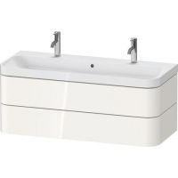 Duravit Happy D.2 umywalka z szafką 117,5 cm białą HP4379O22220000