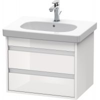 Duravit Ketho szafka 60 cm podumywalkowa wisząca biały połysk KT665002222