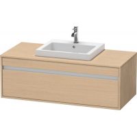 Duravit Ketho szafka 120 cm podumywalkowa wisząca dąb naturalny KT679603030