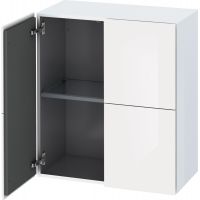Duravit L-Cube szafka 70x80 cm wisząca biały połysk LC117702222