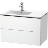 Duravit L-Cube szafka 82 cm podumywalkowa wisząca biały mat LC629101818