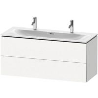 Duravit L-Cube szafka 122 cm podumywalkowa wisząca biały mat LC630901818