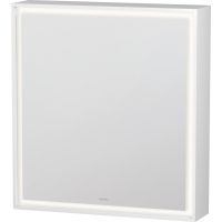 Duravit L-Cube szafka 65x70 cm lustrzana z oświetleniem LED lewa biały mat LC7550L0000