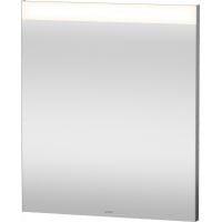 Duravit D-Neo lustro 60x70 cm prostokątne z oświetleniem srebrny LM7835000000000