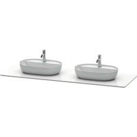 Duravit Luv blat 178,3 cm naszafkowy biały kwarc LU9467B1717