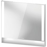 Duravit Qatego lustro 80x75 cm z oświetleniem LED biały mat QA7082018180100