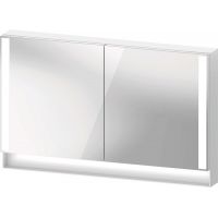 Duravit Qatego szafka 120x75 cm lustrzana wisząca z oświetleniem LED biały mat QA7153018180010