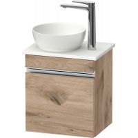 Duravit Sivida szafka 40x32,5x44 cm podumywalkowa wisząca dąb-chrom SV4656R10550000