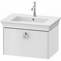 Duravit White Tulip szafka 68,4 cm podumywalkowa wisząca biały wysoki połysk WT425108585