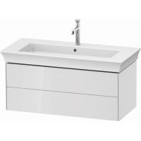 Duravit White Tulip szafka 98,4 cm podumywalkowa wisząca biały wysoki połysk WT434208585