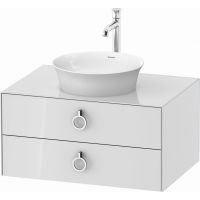 Duravit White Tulip szafka 80 cm podumywalkowa wisząca biały wysoki połysk WT499008585