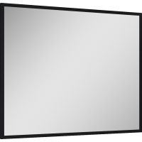 Elita lustro prostokątne 100x80 cm rama czarna 167583 - Outlet