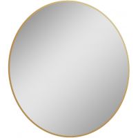 Elita Sharon lustro 100 cm okrągłe z oświetleniem LED złote 168129